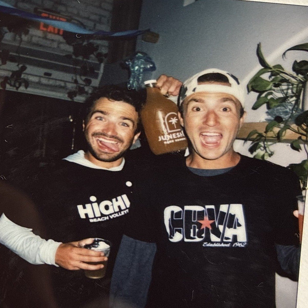 Kane and Spencer celebrating with a Juneshine, from the last page of Issue 01